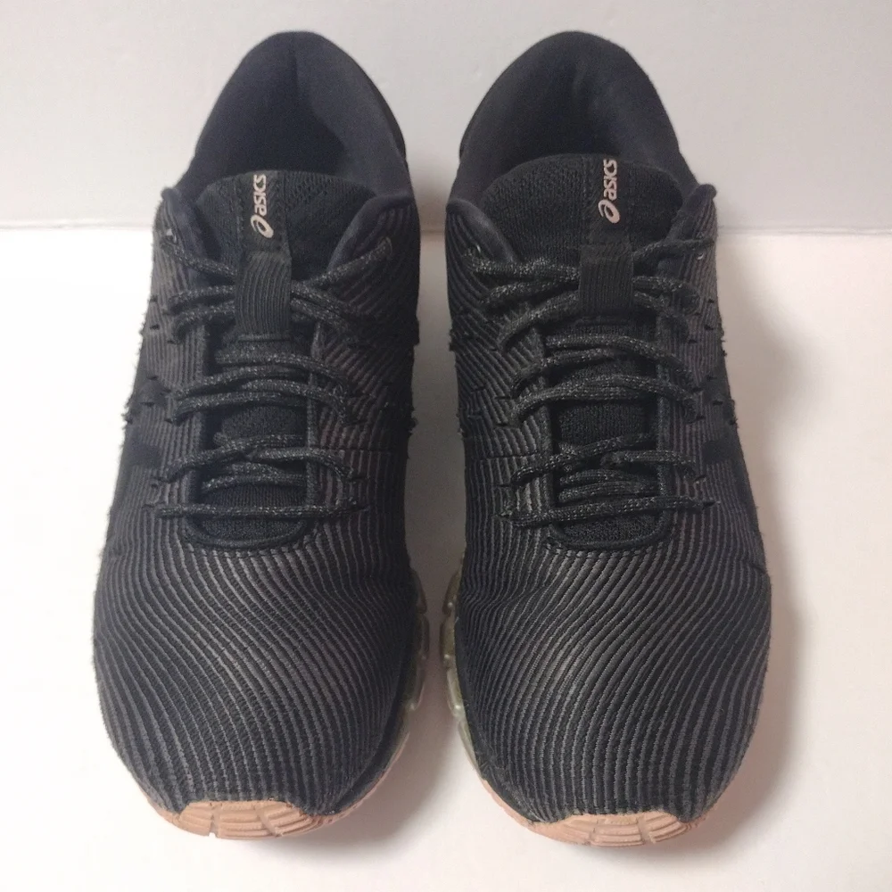 Asics Gel-Quantum 360 4 Women's Running Lace-Up Sneakers Size 7.5 Black/Carbon